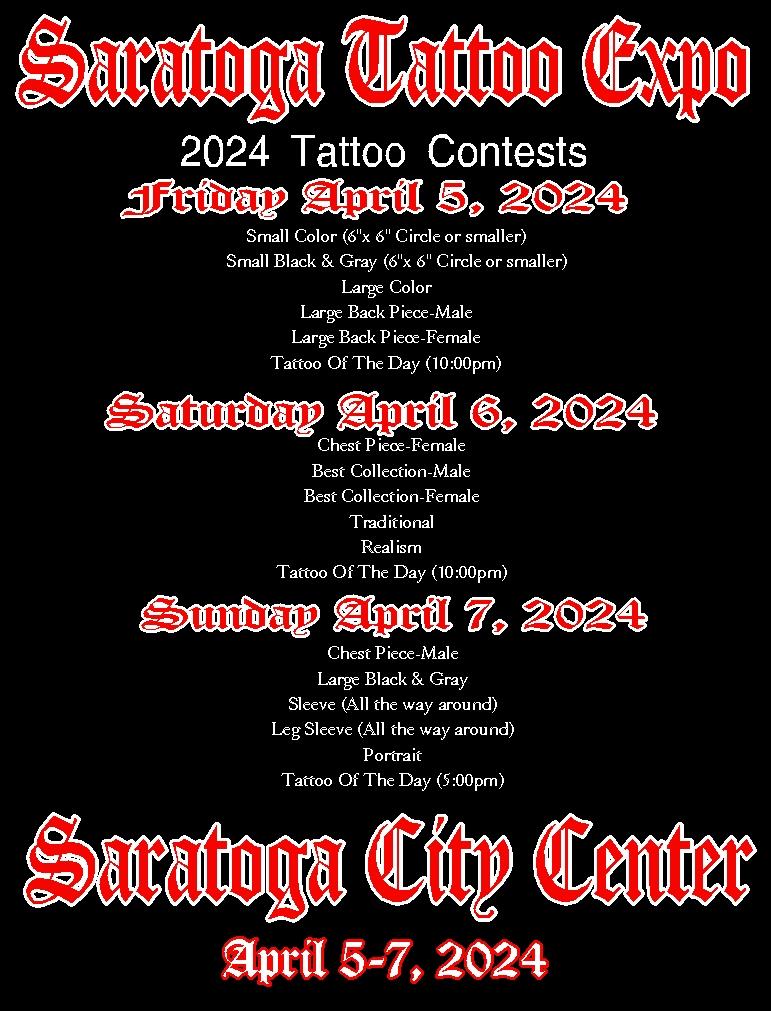 Saratoga Tattoo Expo Poster